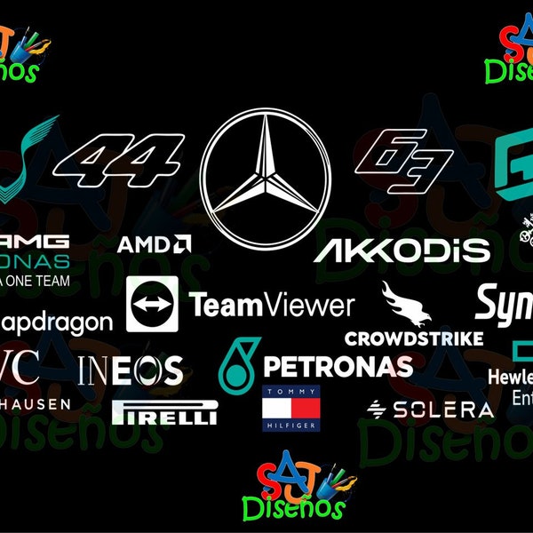 Mercedes Logos Formula 1