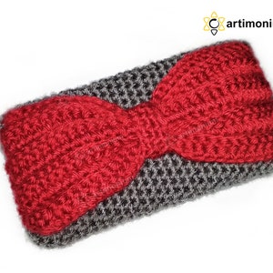 CROCHET PATTERN phone case BOW cover pdf Instant Download