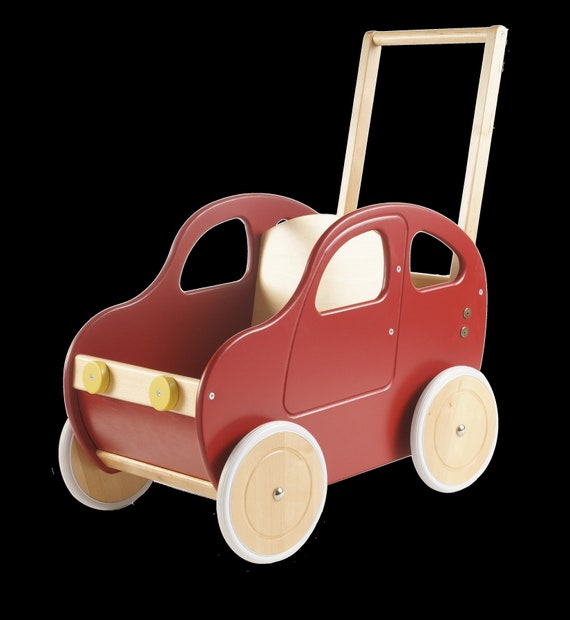 wooden rocking car