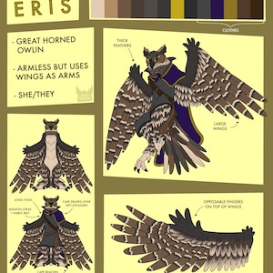 Digital Art Commissions - Reference Sheet - Etsy