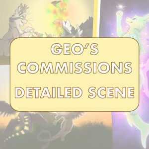 Digital Art Commissions - Detailed Scene