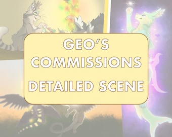 Digital Art Commissions - Detailed Scene