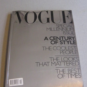 Vogue, Millennium Issue, December 1999, Double Mirror Cover