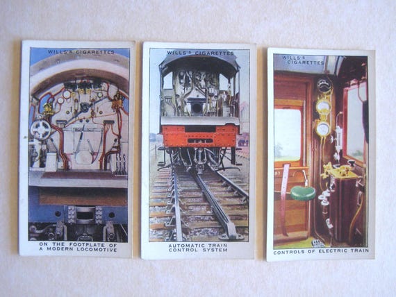 Buy Railway Equipment | 1938 Wills Cigarette Cards | Full Set of 50  Original Cards | Railways and Railway Engines Online in India