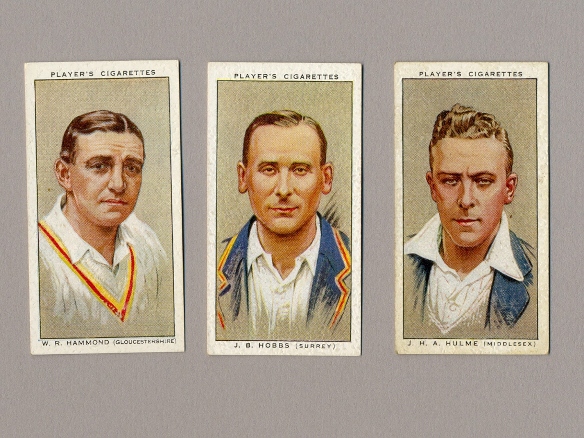 Cricketers, 1934 | Players Cigarettes | 50 Original Cards | Cricket  Cigarette Cards | 1930's Cricket