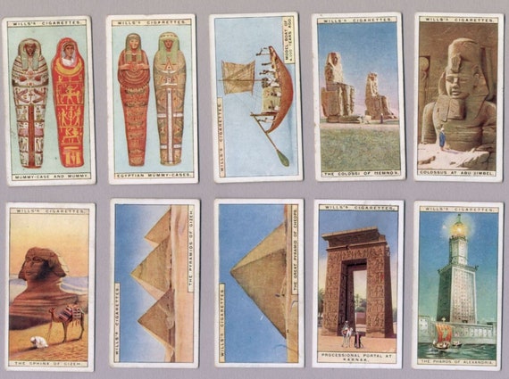 Wonders of the Past | 1926 Wills Cigarette Cards | Full Set of 50 Original  Cards