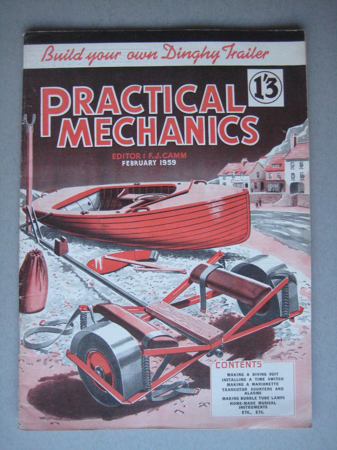 Newnes Practical Mechanics 1959 February Vintage Hobbies and DIY ...