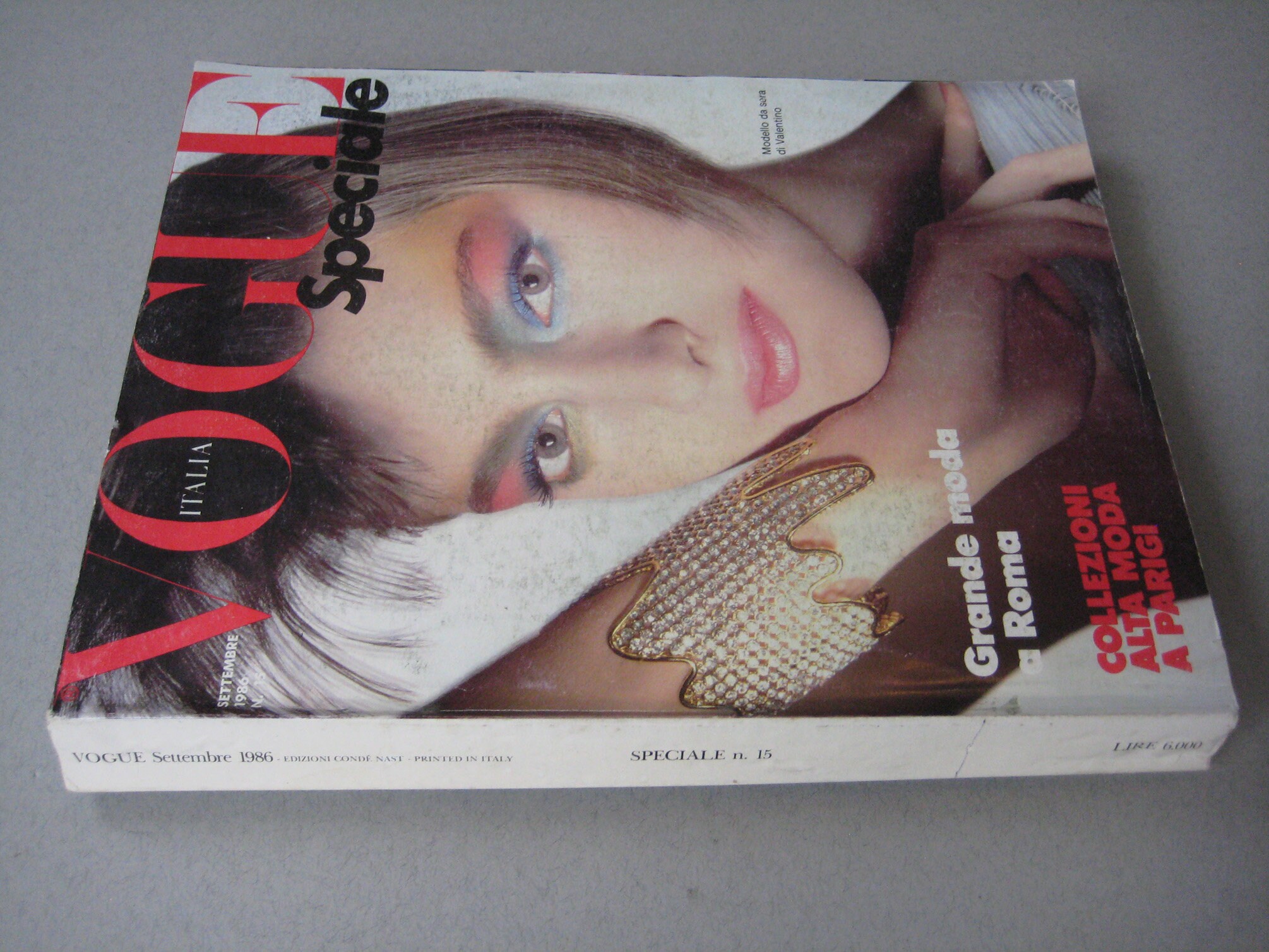 Italian Vogue Magazine | 1986 Special Edition | Rome and Paris