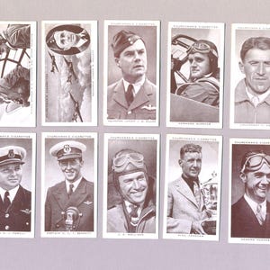 Kings of Speed | 1939 Churchman&#39;s Cigarette Cards | 50 original cards | Motor racing, speedway,  cycling, flying, rowing, boats | 30&#39;s sport