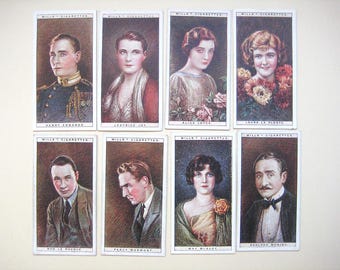 wills cigarette cards cinema stars Cinema Stars | 2nd Series | 1928 Wills Cigarette Cards | Set 25 Cards |  1920's Actors, Actresses