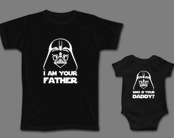 Father son matching shirts star wars Funny dad and baby shirts Daddy son matching Father and daughter shirts STAR WARS