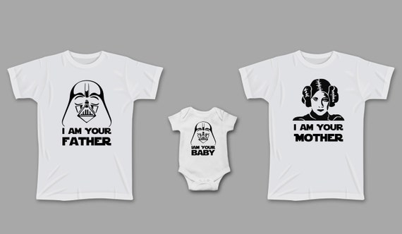 Funny Shirts Father Son Shirts Star Wars Shirts Family 