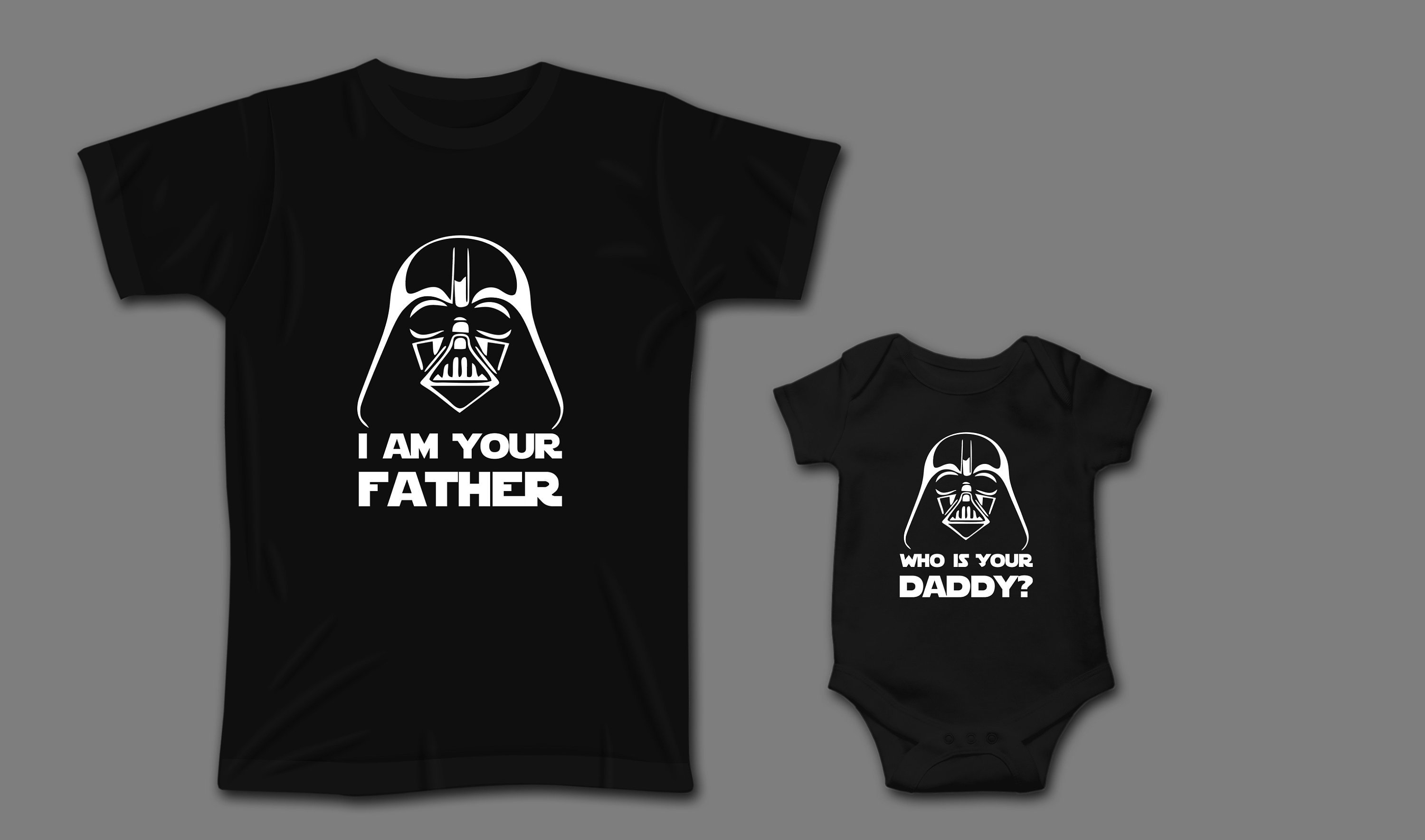 Sinis Ræv Ru Father Son Matching Shirts Star Wars Funny Dad and Baby Shirts - Etsy