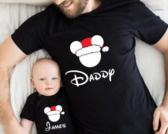 Personalized Family Christmas Pajama Shirts, Matching Christmas Holiday Pajamas, Personalized Gifts for Mom, Personalized Children Gifts