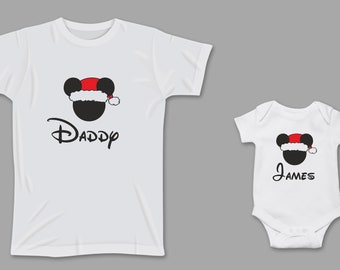 Personalisierte Familien Weihnachts Pyjama Shirts, Passende Weihnachts pyjamas, personalisierte Geschenke für Mama, personalisierte KinderGeschenke