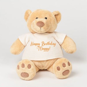Teddy Bear - Custom teddy bear - Small teddy bear - Personalized teddy bear- Custom bears  - Print Text Image&#39;s or Logo&#39;s