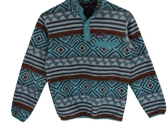 Tribal print patagonia pullover deals
