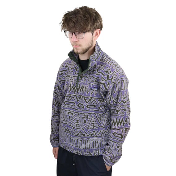 Vintage 90s Patagonia Switchback Aztec Tribal Synchilla Fleece