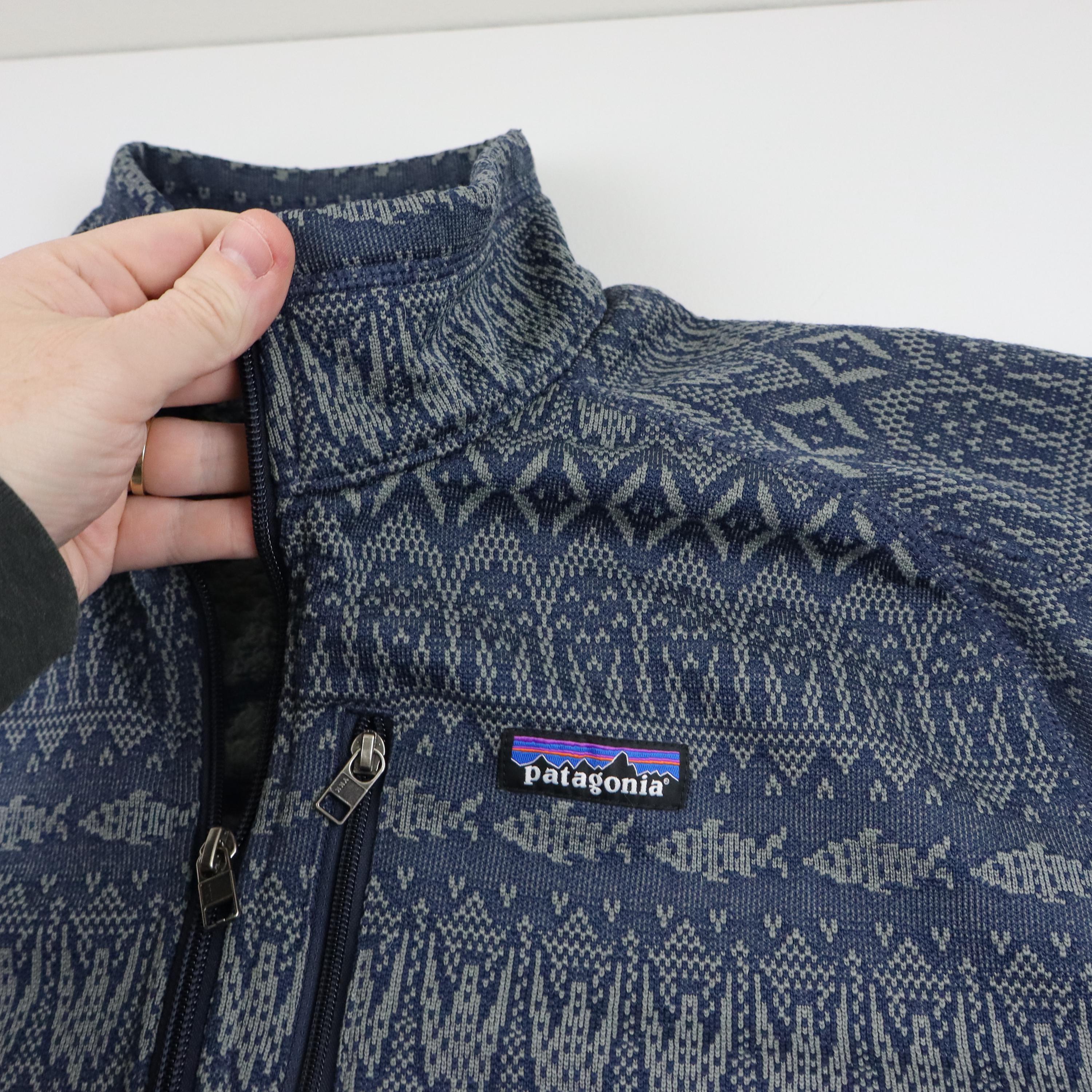 Patagonia Falconer Legend Fish Trout Aztec Fishing Woven Nordic