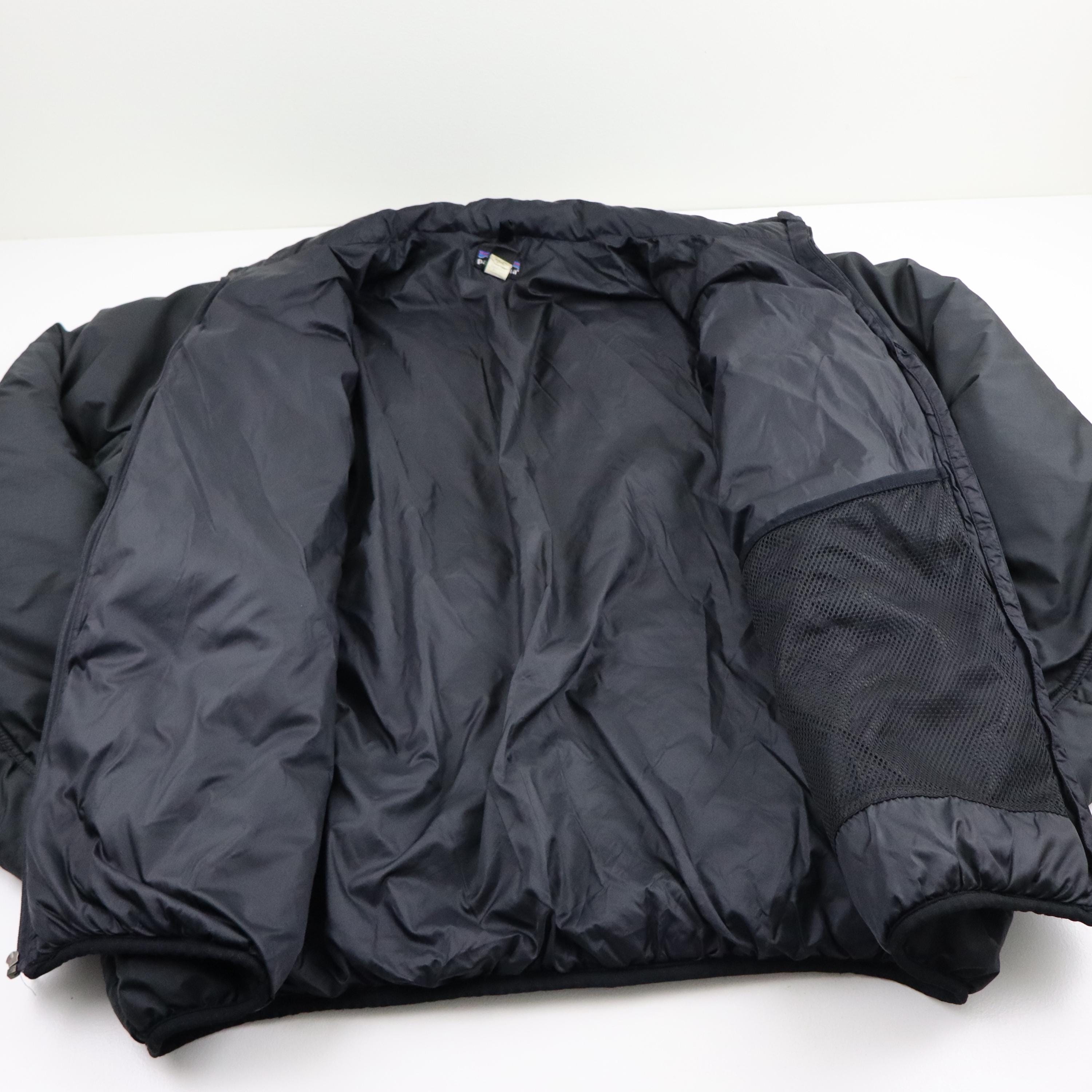Vintage 90s Patagonia Fireball Puffer Jacket Mens XL Black Alpine