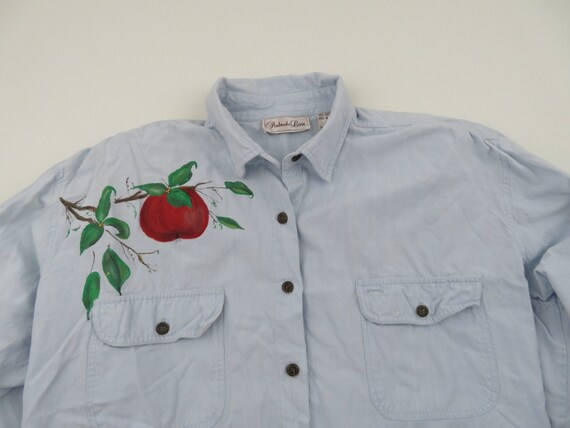 Vintage 50s 60s 70s Women's Men's Chambray Bunny … - image 3