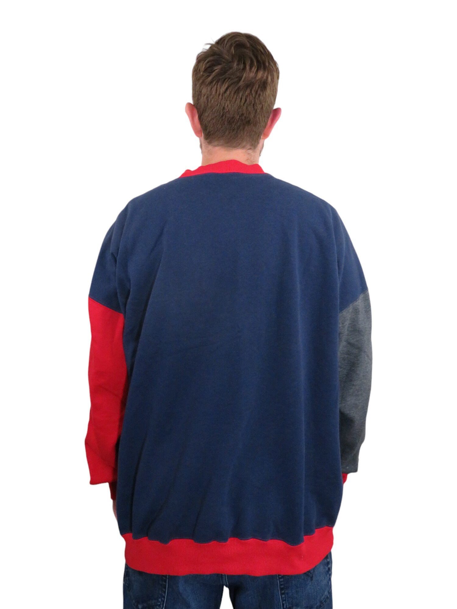 old clothing  Tultex Vintage White Seaworld Orcas Crewneck Sweatshirt