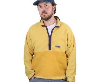 Vintage 90s Patagonia Fleece Half Zipper Jacket Outdoor Style