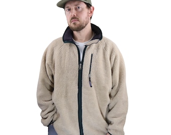 Vintage 90s Made in USA Patagonia Marsupial Delta Aztec Synchilla