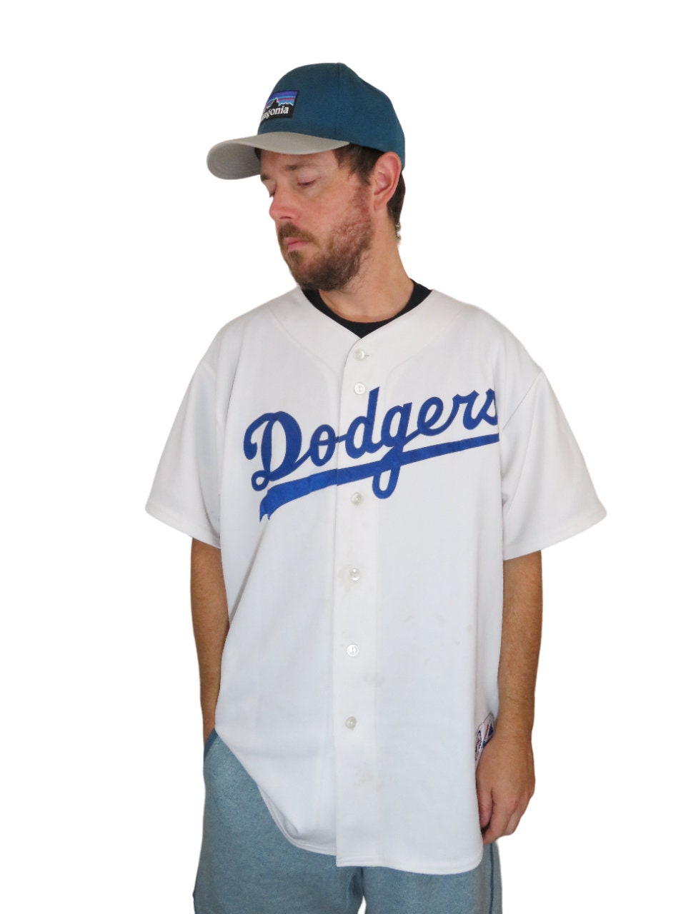 Majestic JD Drew Los Angeles Dodgers MLB Baseball Jersey Size 