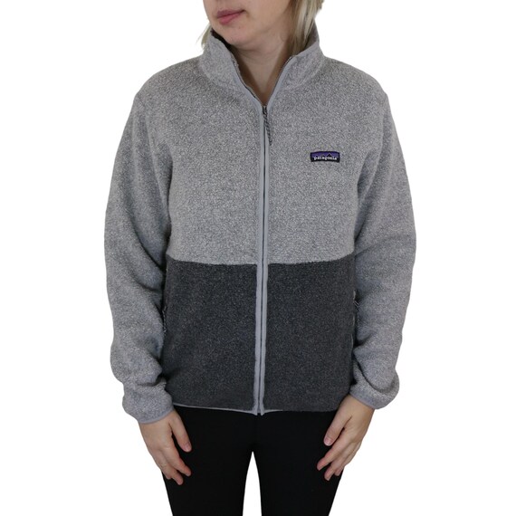Patagonia Reclaimed Wool Recycled Fleece Full Zip Jacket Womens 