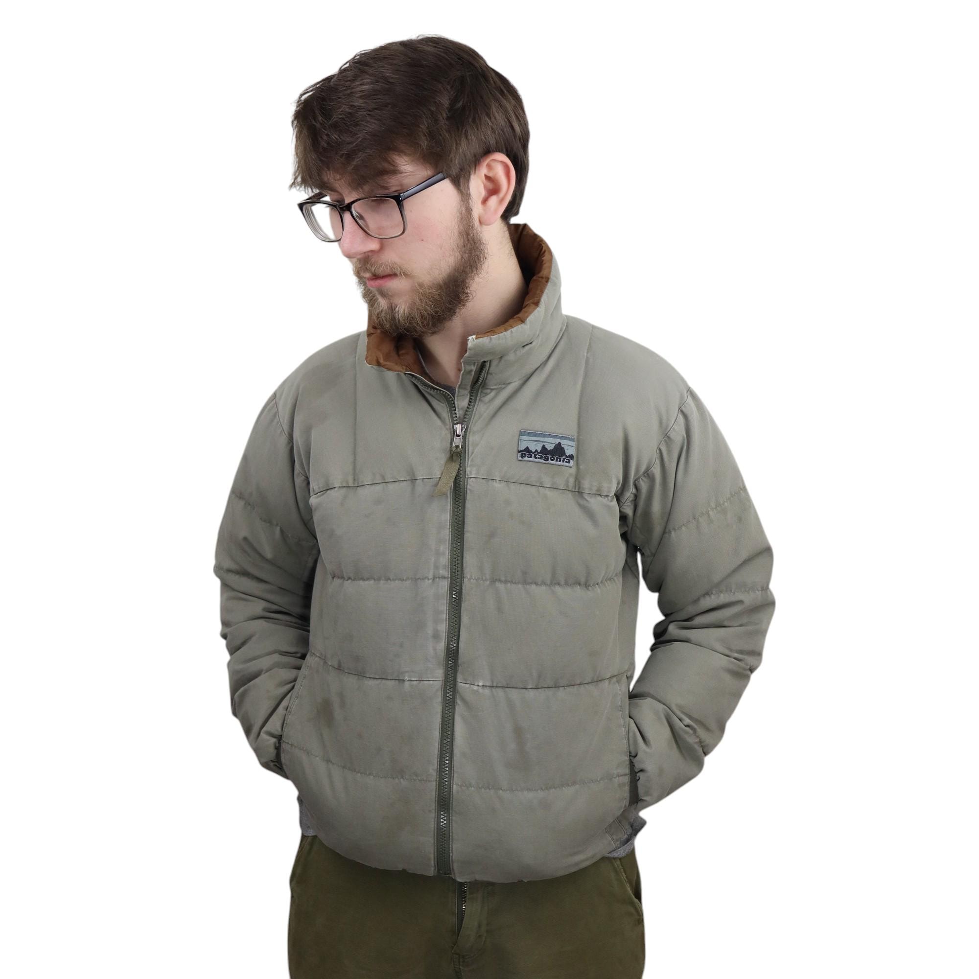 00s 90s y2k パタゴニア　patagonia ダウンジャケット グレー Vintage Y2K Patagonia Special Edition 40th Anniversary All Wear