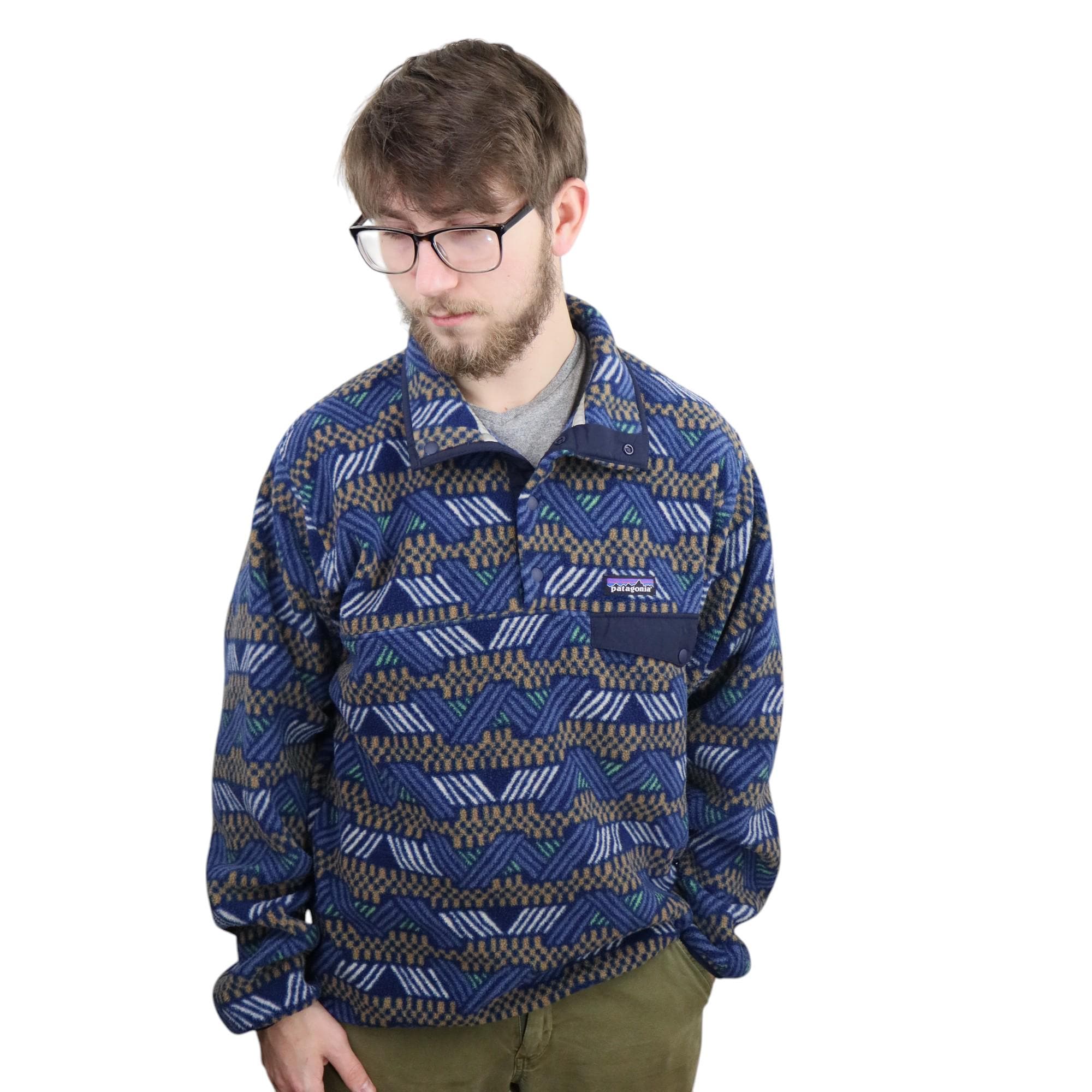 Excellent Patagonia Cliffside Aztec Tribal Geo Southwestern