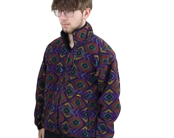 Vintage 1980s PATAGONIA Retro X Deep Pile Oatmeal Fleece JACKET