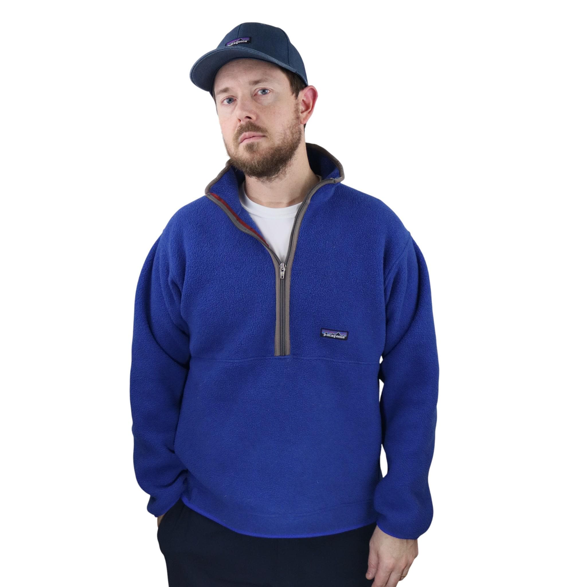 Vintage Patagonia Marsupial Synchilla Fleece Pullover Jacket Mens