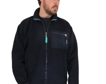 Vintage 80s 90s Patagonia Synchilla Fleece Lined Shelled Fall