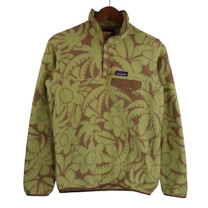 Vintage Patagonia Spice Garden Floral Hibiscus Hawaiian Synchilla