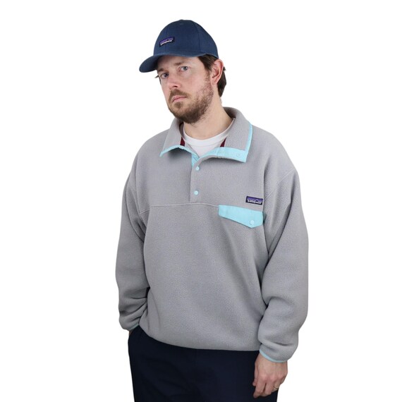 Vintage Y2K Patagonia Synchilla Fleece Snap T Rare Pastel