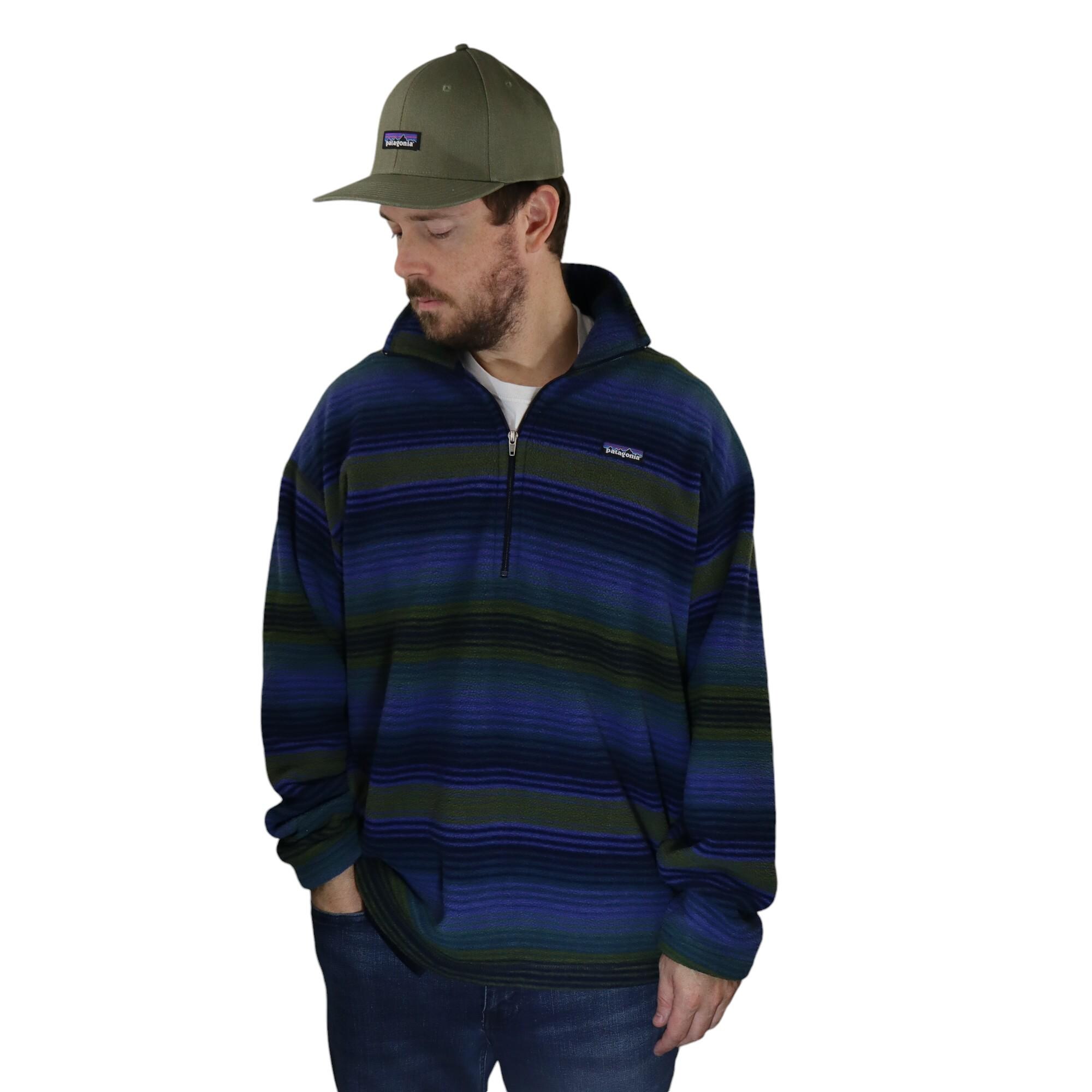 Vintage 90s Patagonia Synchilla Fleece Marsupial Striped