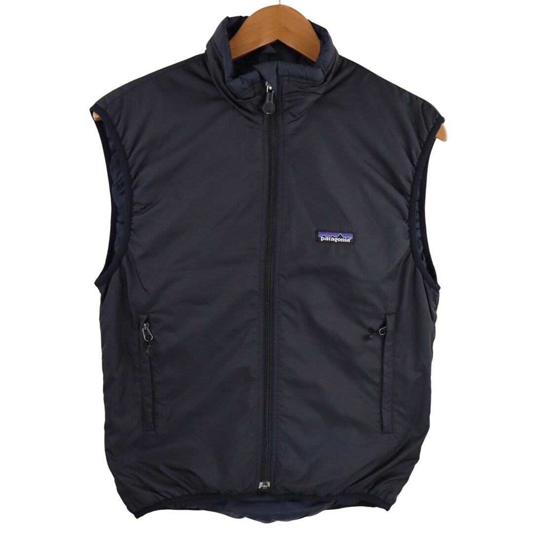 Patagonia Vintage Puffball Vest Mens XS/S Black Insulated Quilted