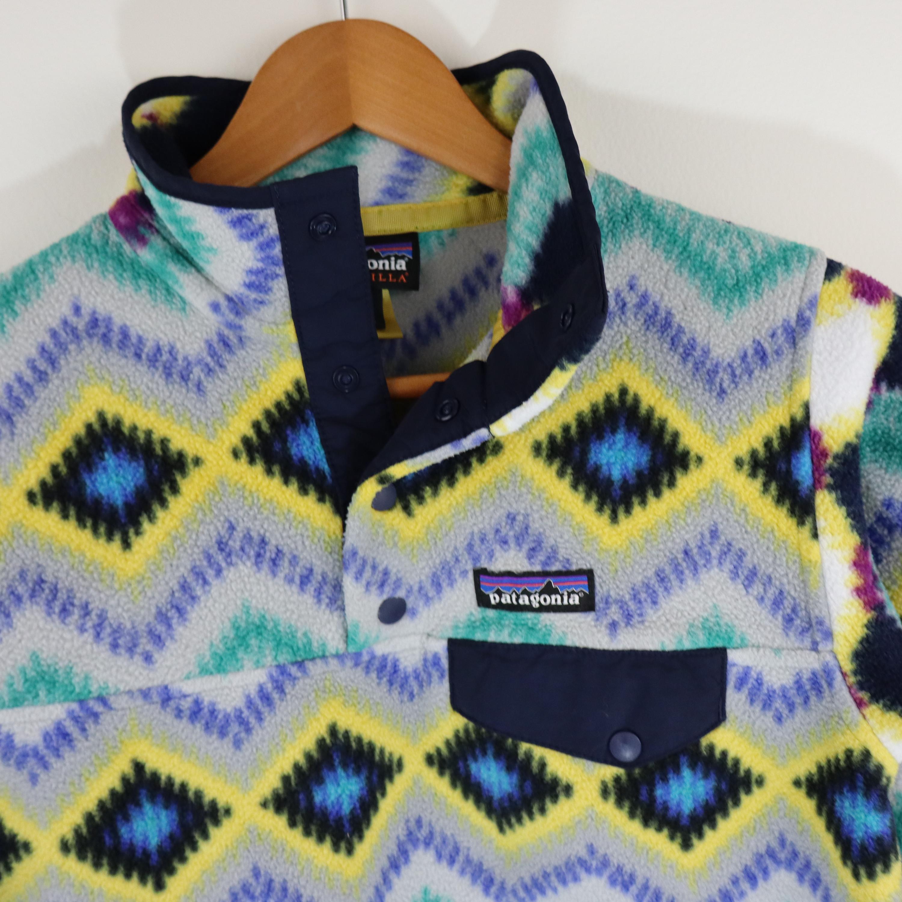 Patagonia Timber Twist Southwestern Aztec Tribal All Over Print