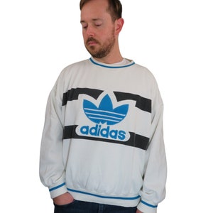 80〜90s adidas アディダス　スウェットシャツプルオーバートレフォイル 中古・古着通販】adidas (アディダス) 80-90sトレフォイルロゴ