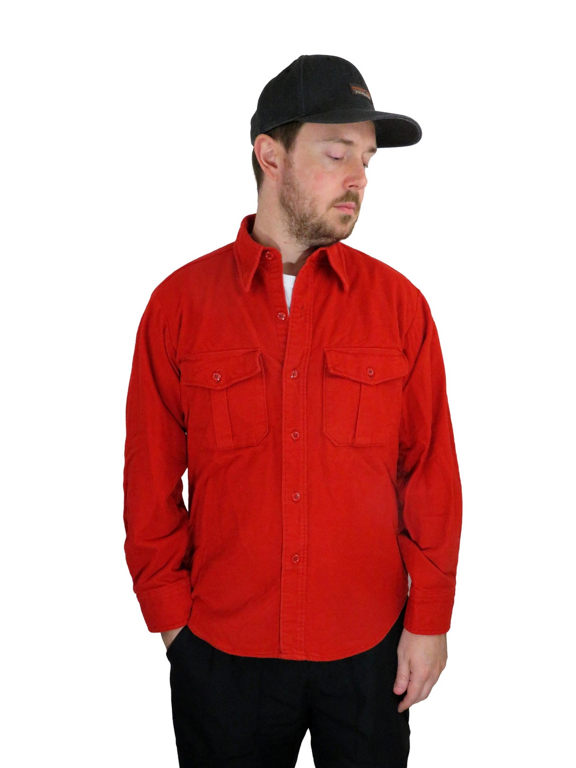 eddie bauer red flannel shirt