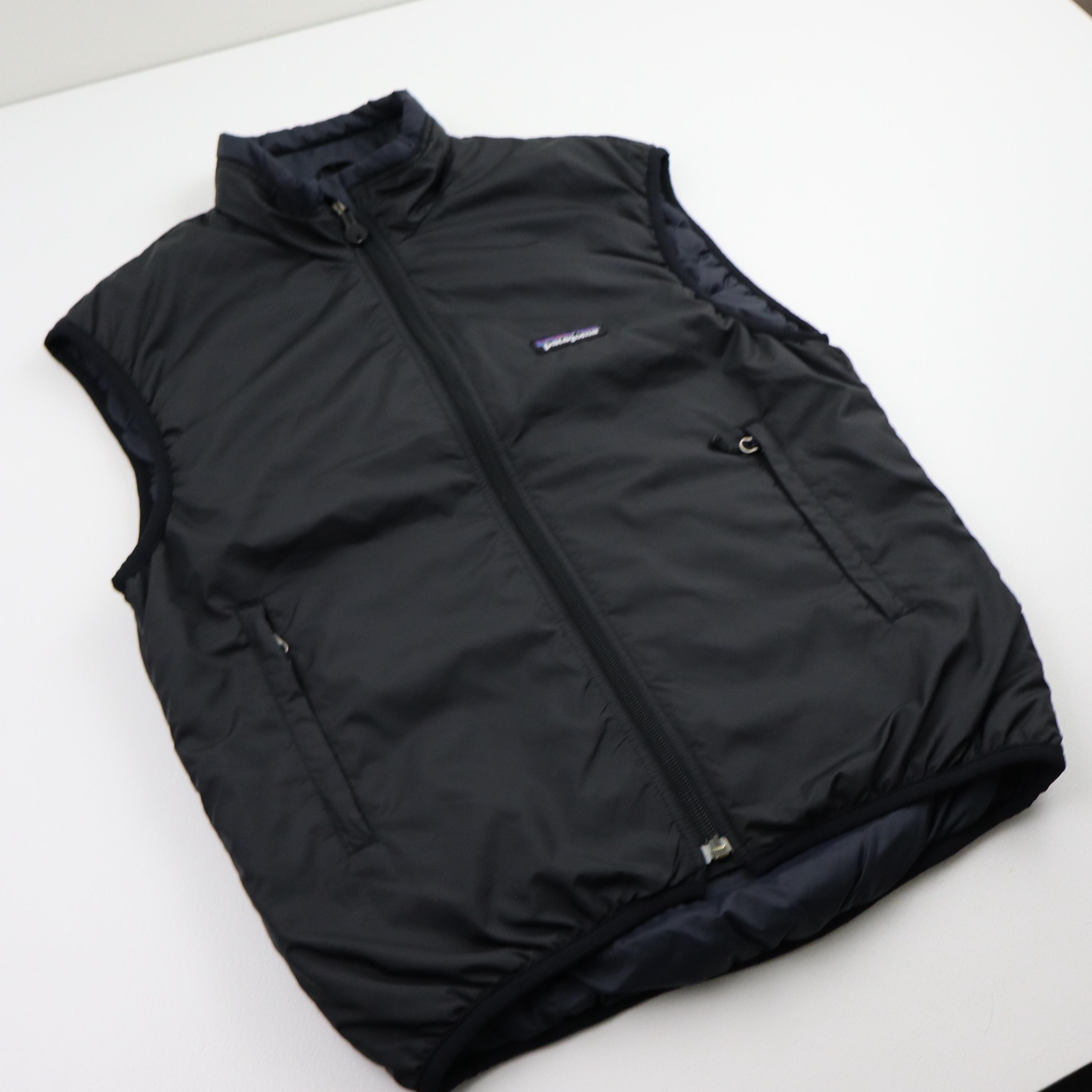 Patagonia Vintage Puffball Vest Mens XS/S Black Insulated Quilted