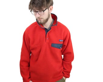 Vintage 90s 1990 Patagonia Shell Pneumatic Pullover Anorak Snap-t