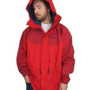 Patagonia レッド GORE-TEX ジャケット Vintage 90s Y2K Patagonia Red Cross Blast Ski Parka Waterproof