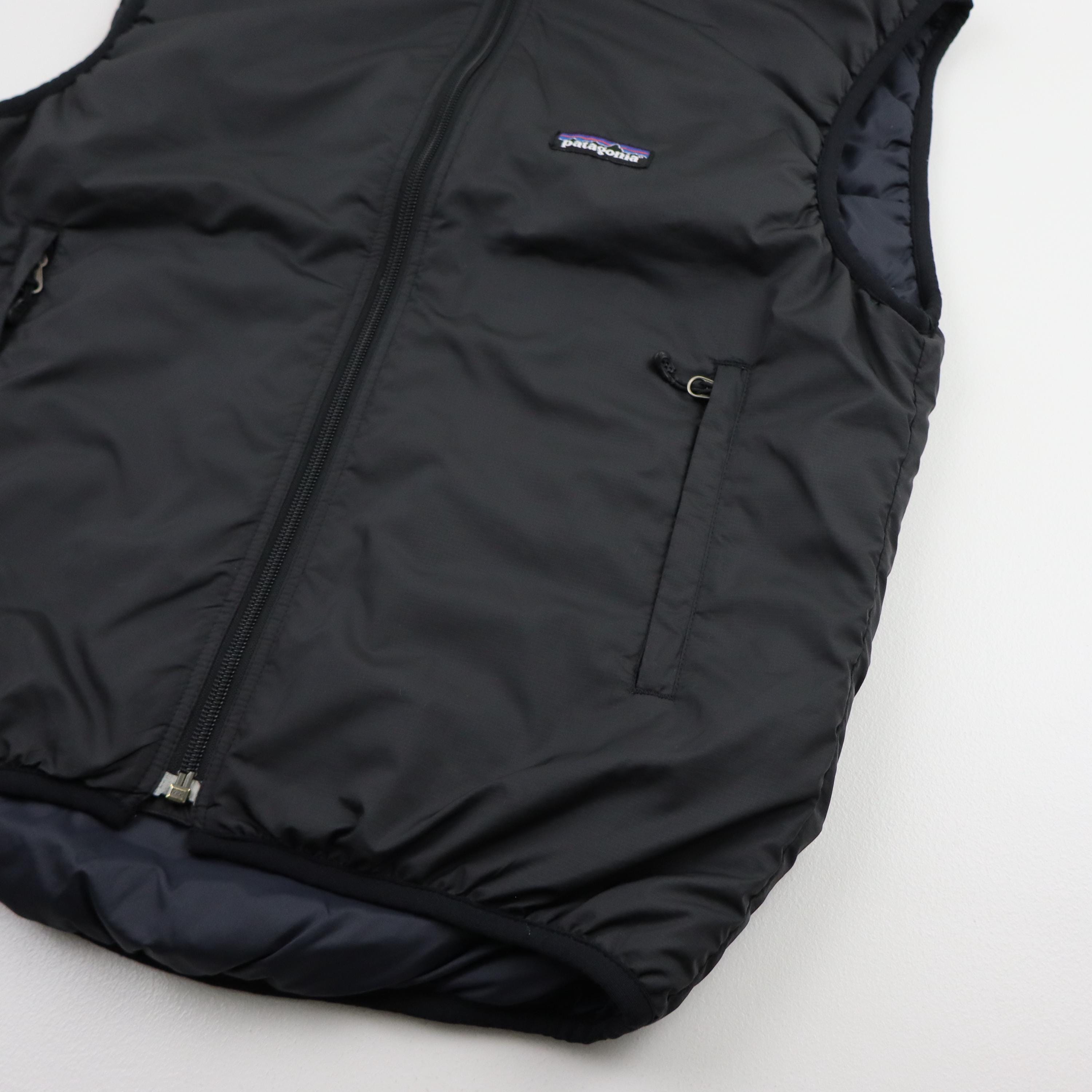 Patagonia Vintage Puffball Vest Mens XS/S Black Insulated Quilted