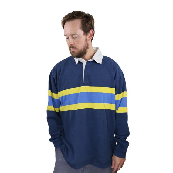 Vintage Patagonia Sender Rugby Striped Heavyweight Long Sleeve