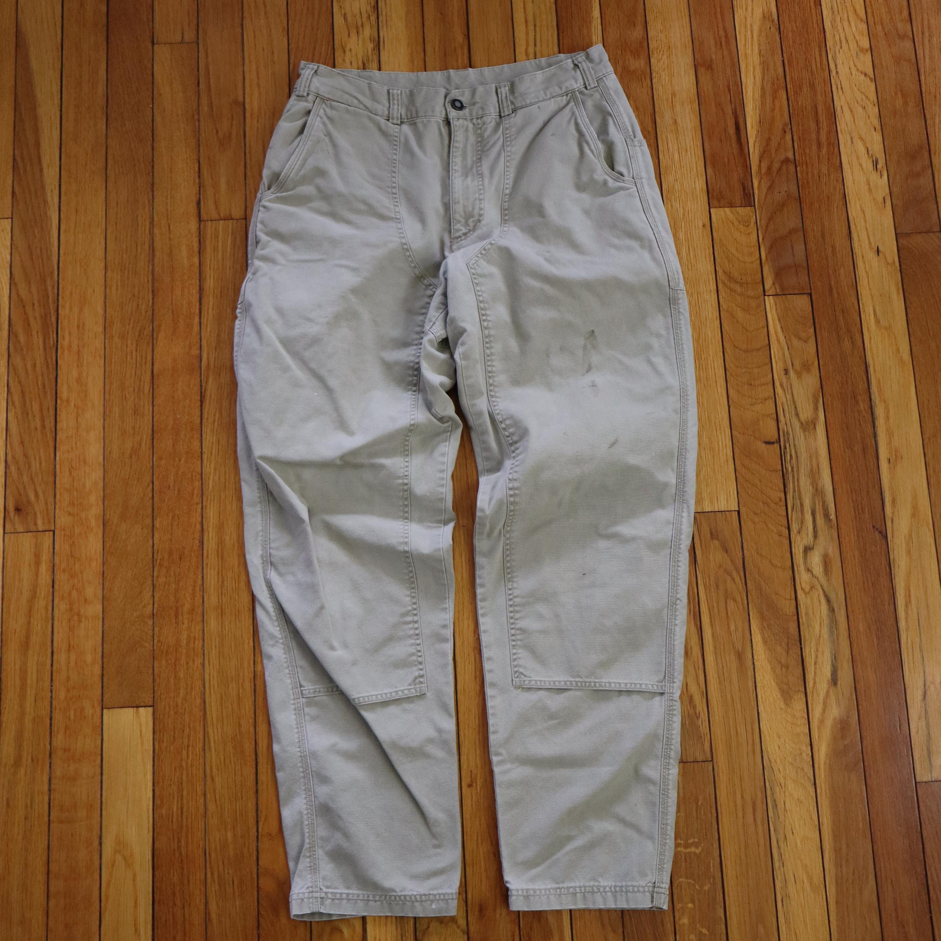 Vintage 90s Patagonia Canvas Double Knee Stand up Climbing Pants