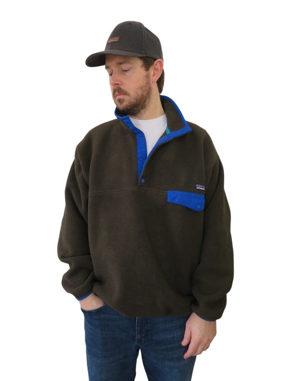 Vintage Y2K Patagonia Mens Rare Oversized Relaxed Baggy Synchilla