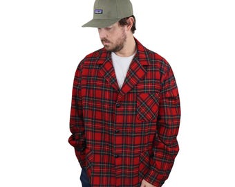 70's USA製 PENDLETON Cruiser Jacket Vintage 70s 80s Made in Usa Pendleton Heavyweight Wool